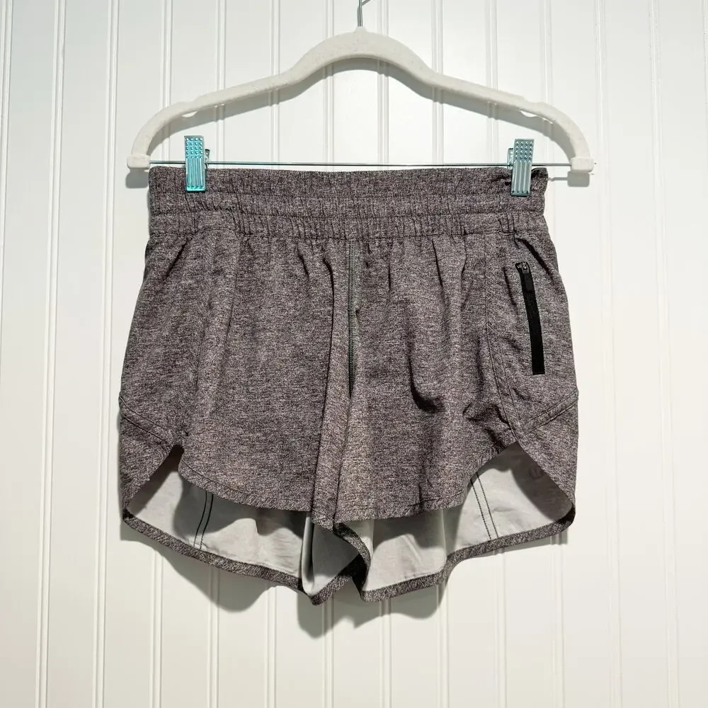 Lululemon Tracker Shorts Heather Gray Size 8